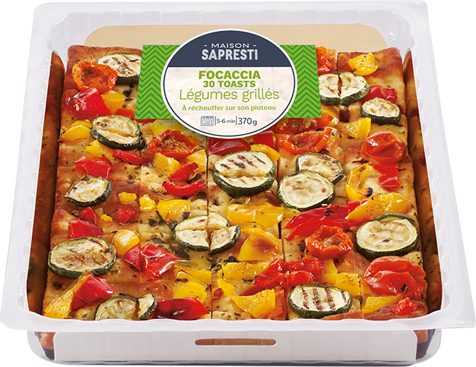 GRILLED VEGETABLE FOCACCIA