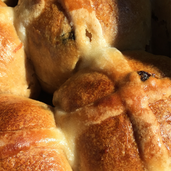 Les buns de Pâques Les buns de Pâques